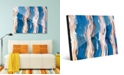 Creative Gallery Zimba on Blue Abstract Acrylic Wall Art Print Collection